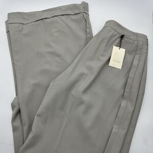 Marlowe Womens Gray Wool Stretch Wide Leg Dress Pants‎ Size 36/2 Office Preppy